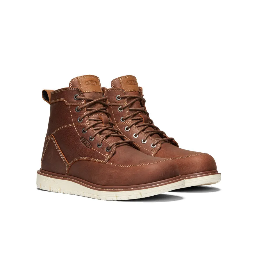 Men's San Jose 6" Boot (Soft Toe)  |  Gingerbread/Off White Seamless Comfort Adventure Seeker
