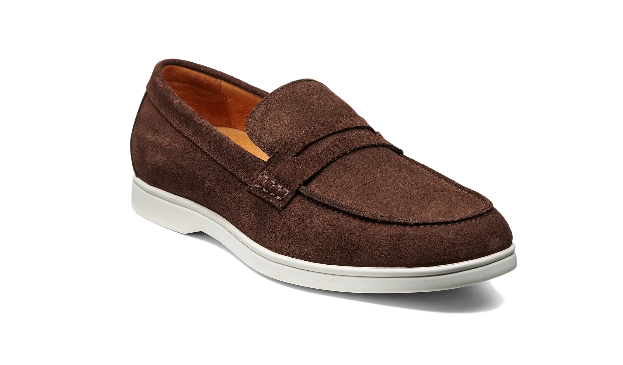 Marathon Walk Lake Trek Santiago - Coffee Suede White Sole