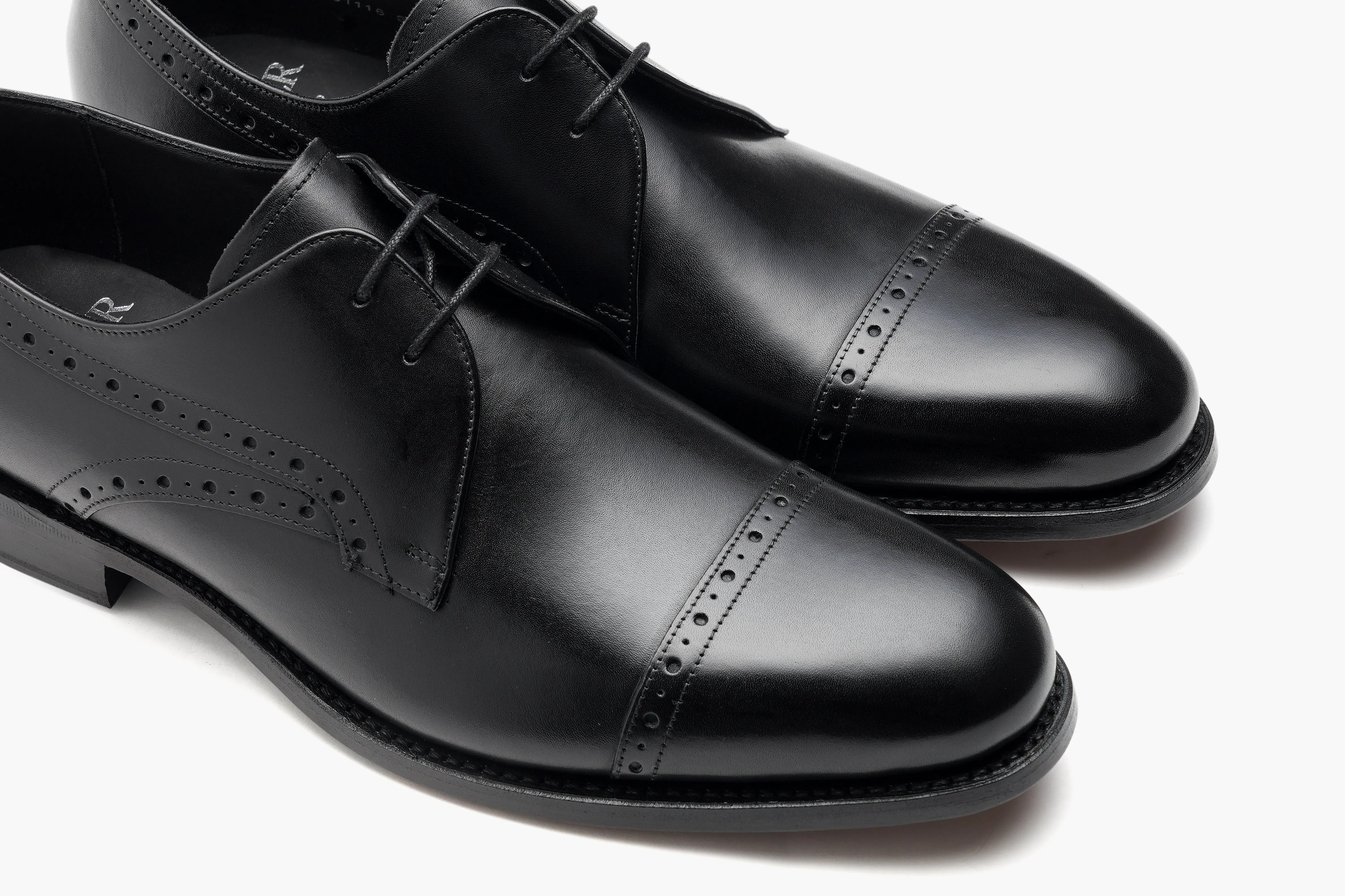 Stitch Detail Fashionable Ealing - Black Calf
