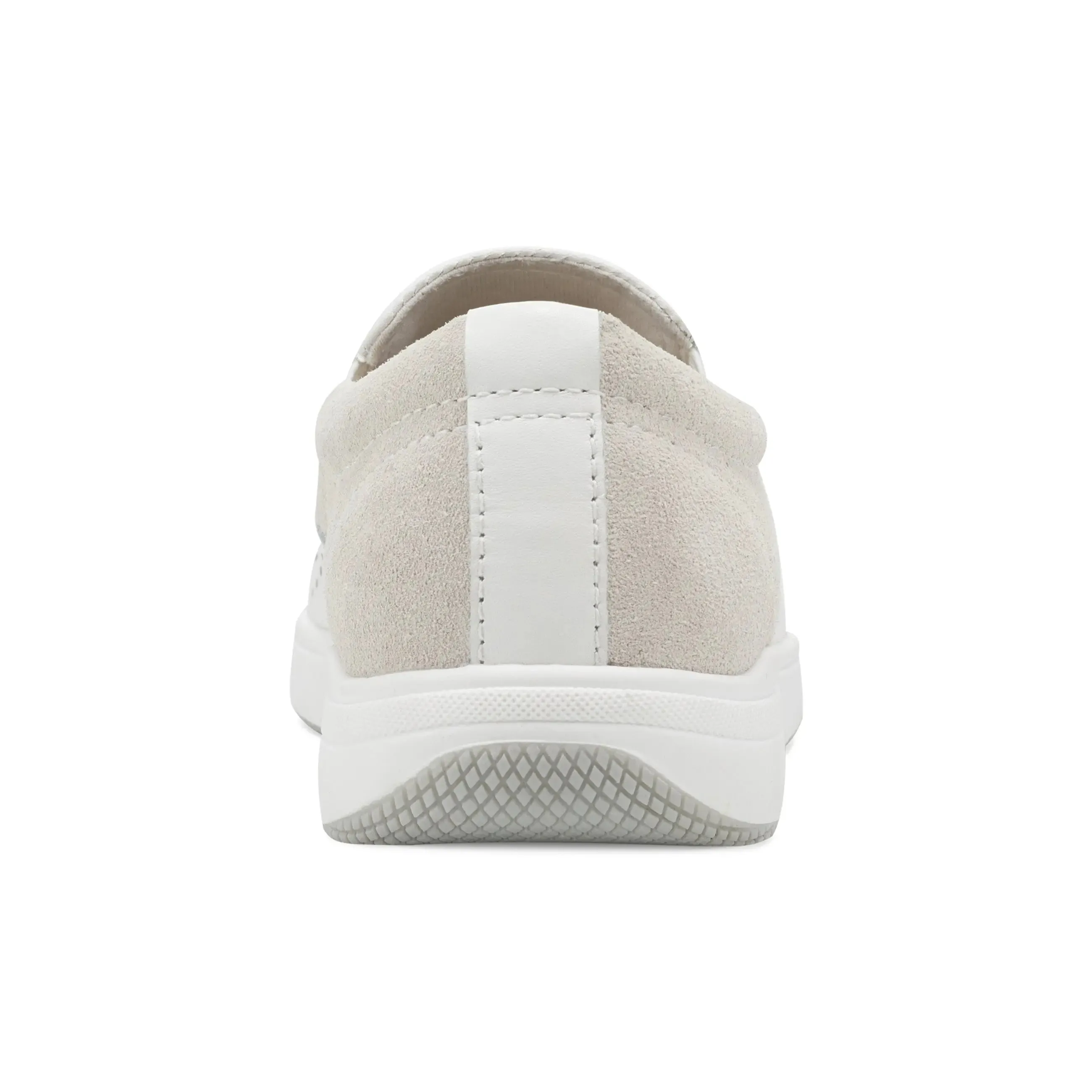 Nel Laser Cut Round Toe Casual Slip-on Sneakers Italian Glam Stone Gray