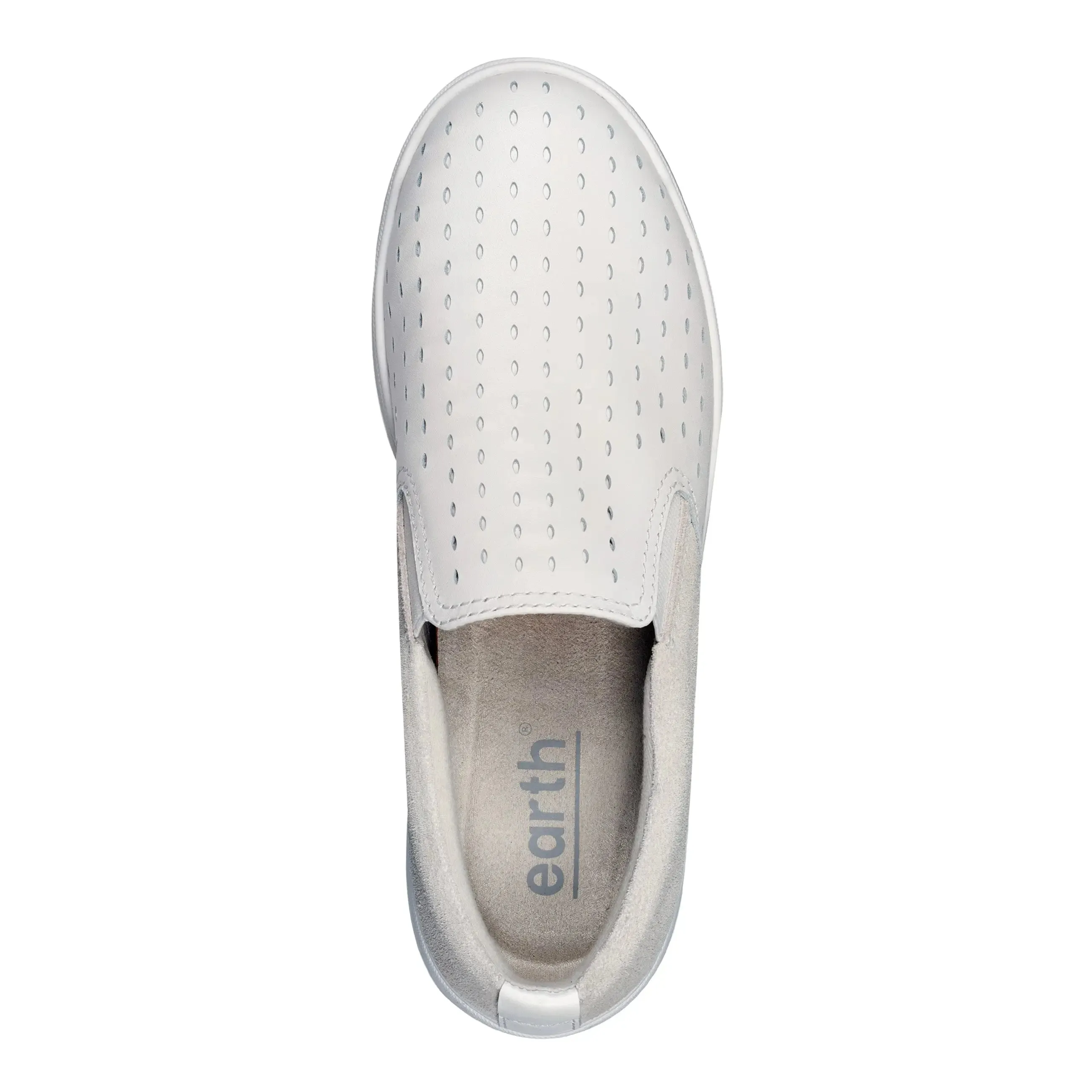Future Walk Nel Laser Cut Round Toe Casual Slip-on Sneakers