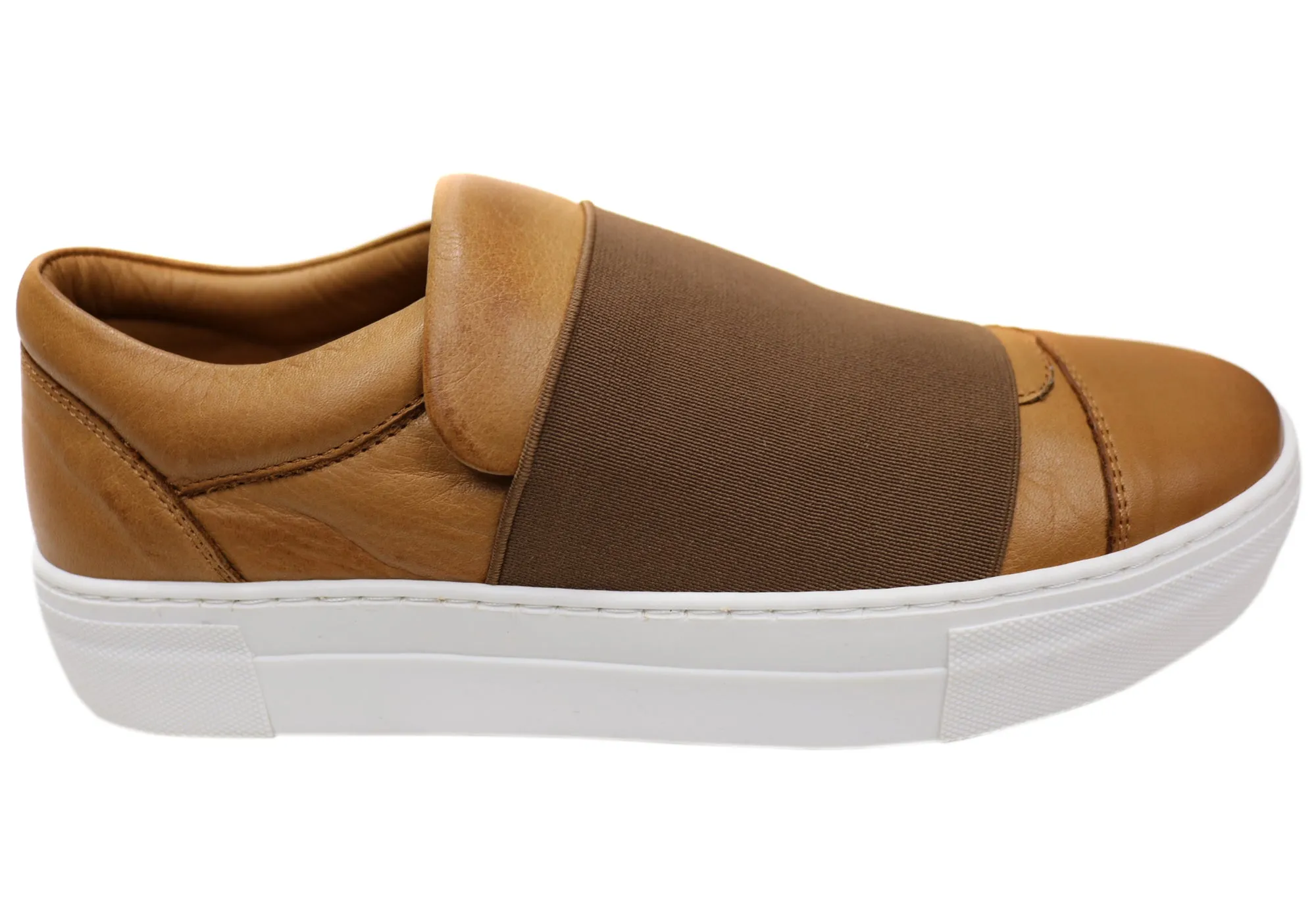 Airport Easy Power Grip Orizonte Brig Womens Comfortable Slip On Leather Shoes