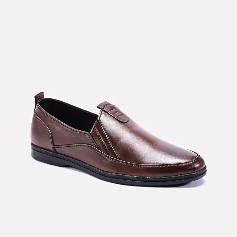 Kingston Brown Slip On Dress Shoes 0111090 Narrow Ease Collector Edition