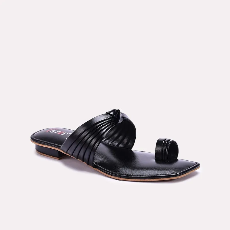 Icon Edge Black Casual Slippers 0412836