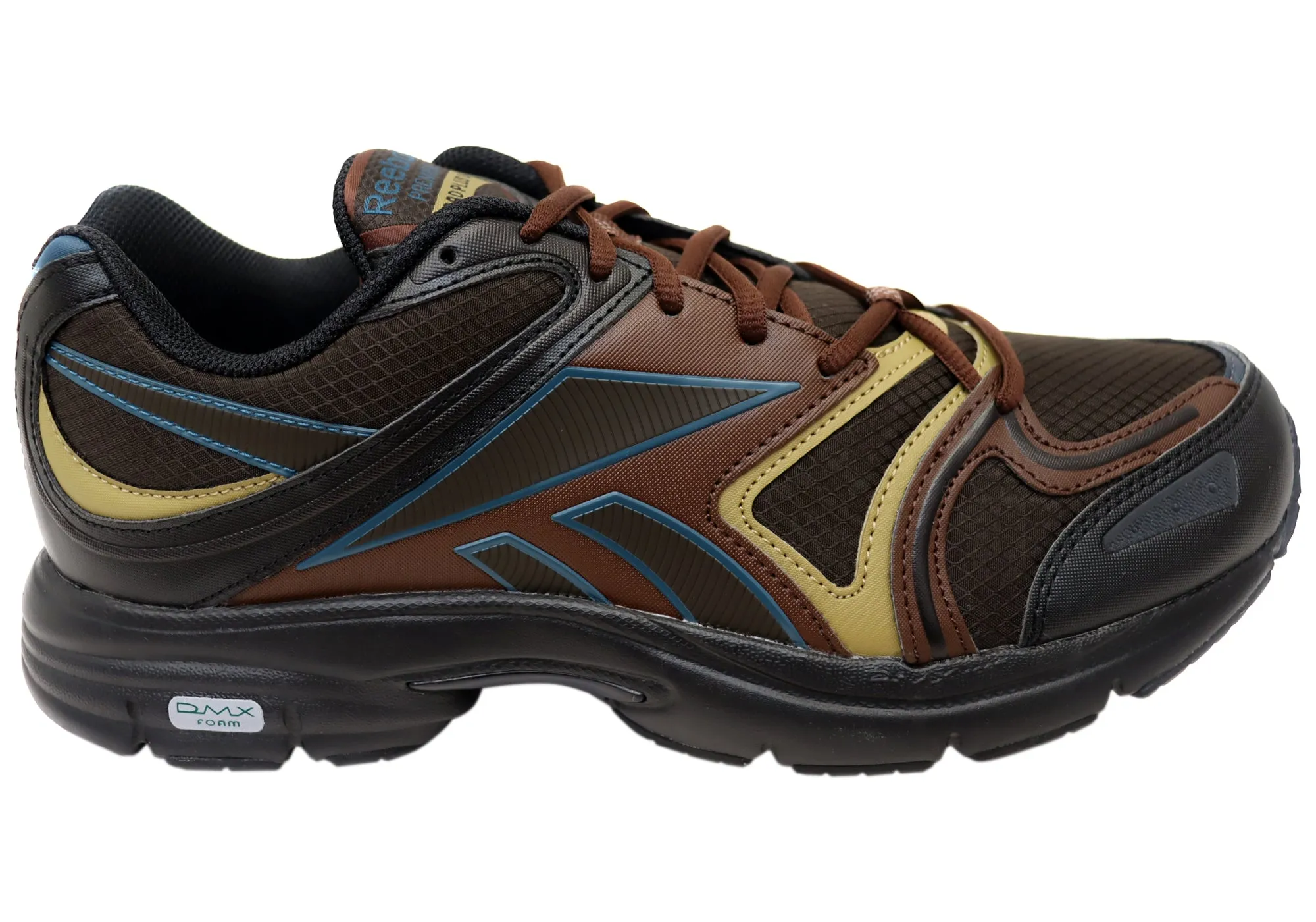 Breathable piece Water   Repellent Reebok Mens RBK Premier Road Plus VI Comfortable Lace Up Shoes