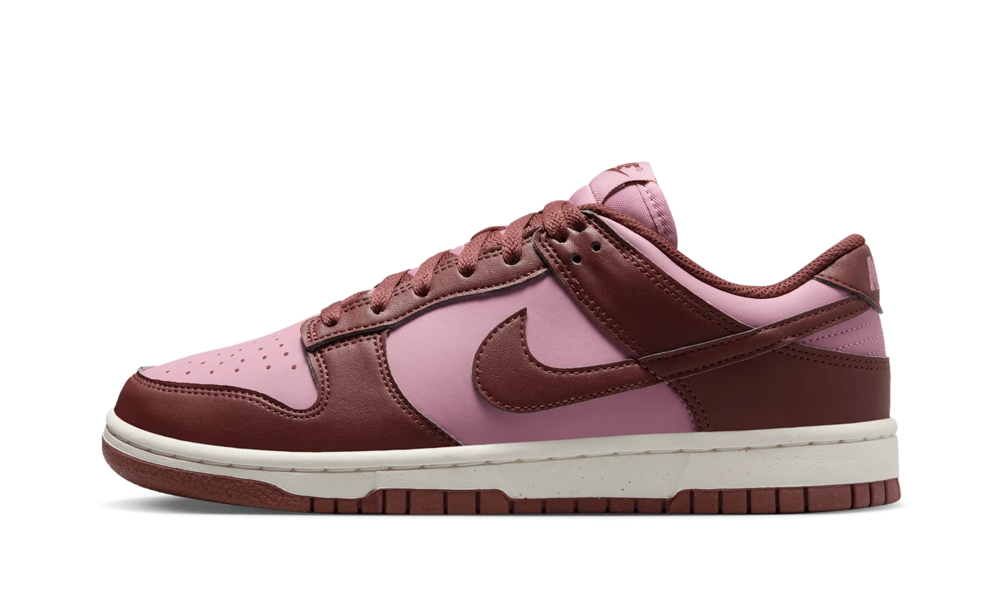 Dunk Low Next Nature WMNS "Dark Pony Elemental Pink" Layered Cushion