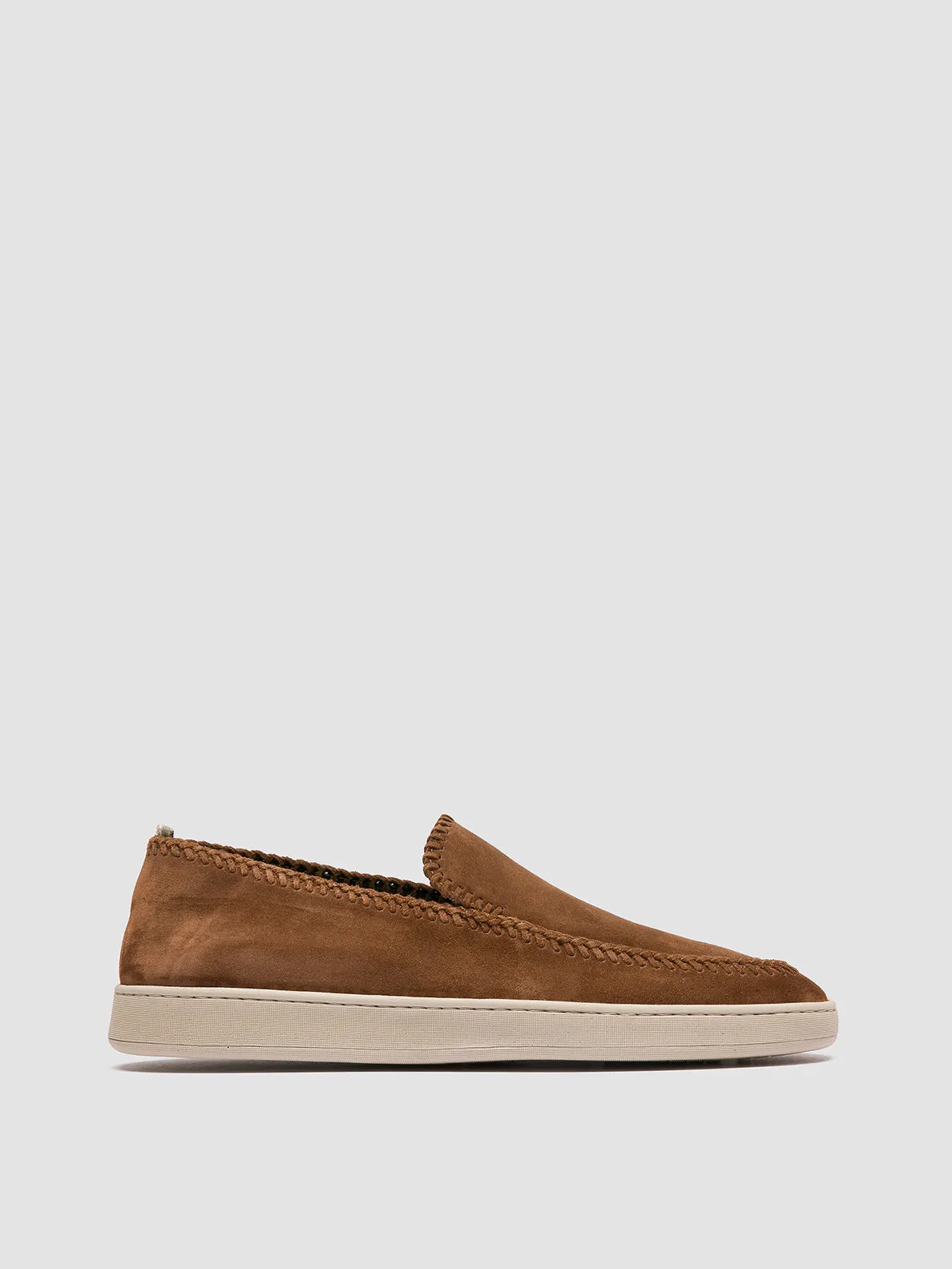 Classic Fit HERBIE 011 - Brown Suede Penny Loafers