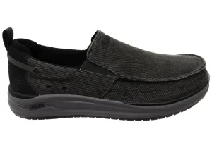 Skechers Mens Relaxed Fit Arch Fit Melo Port Bow Comfortable Shoes Mountain Hike