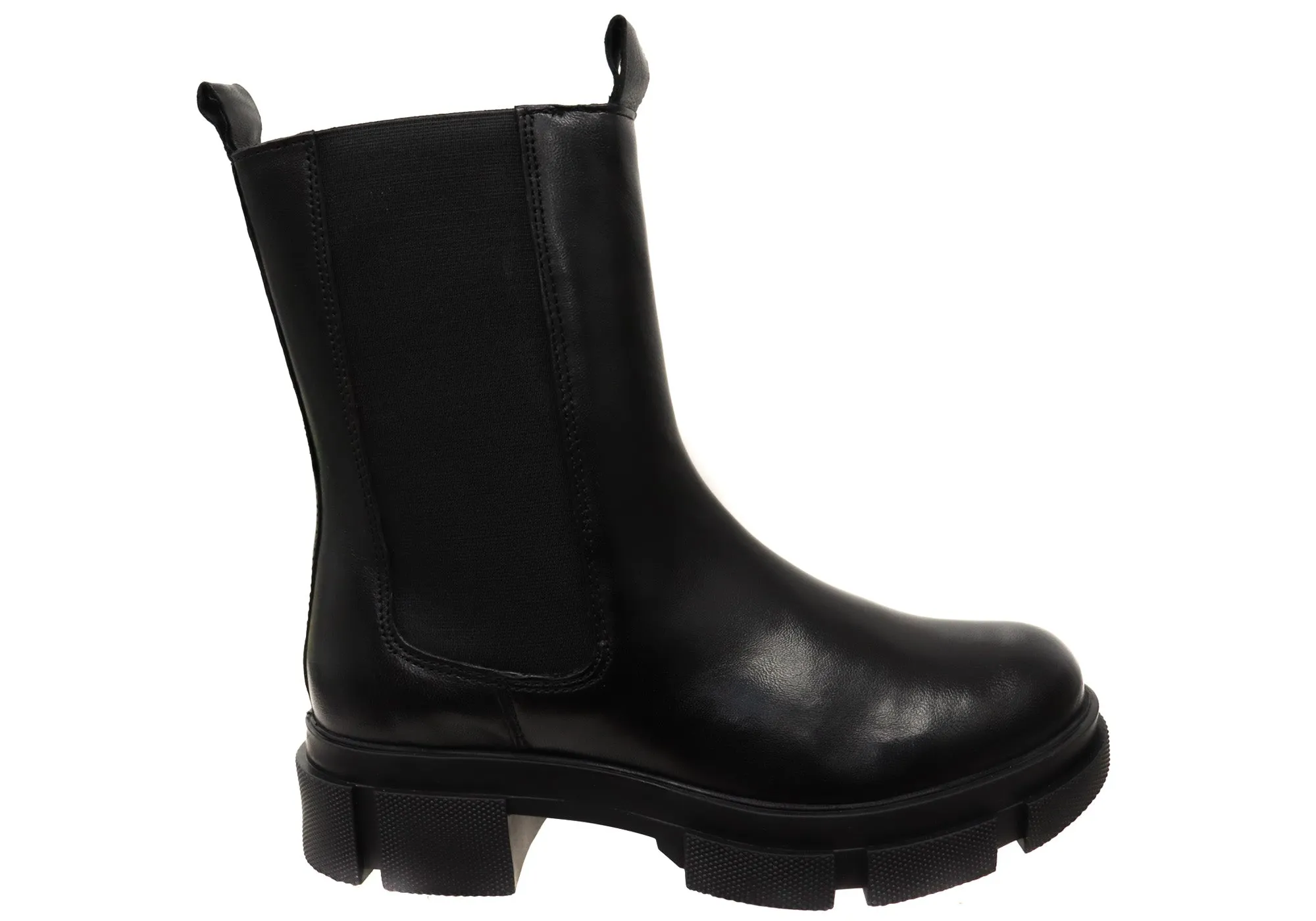 Hush Puppies Alisa Womens Comfortable Leather Ankle Boots Trail Mode Comfortable Movement