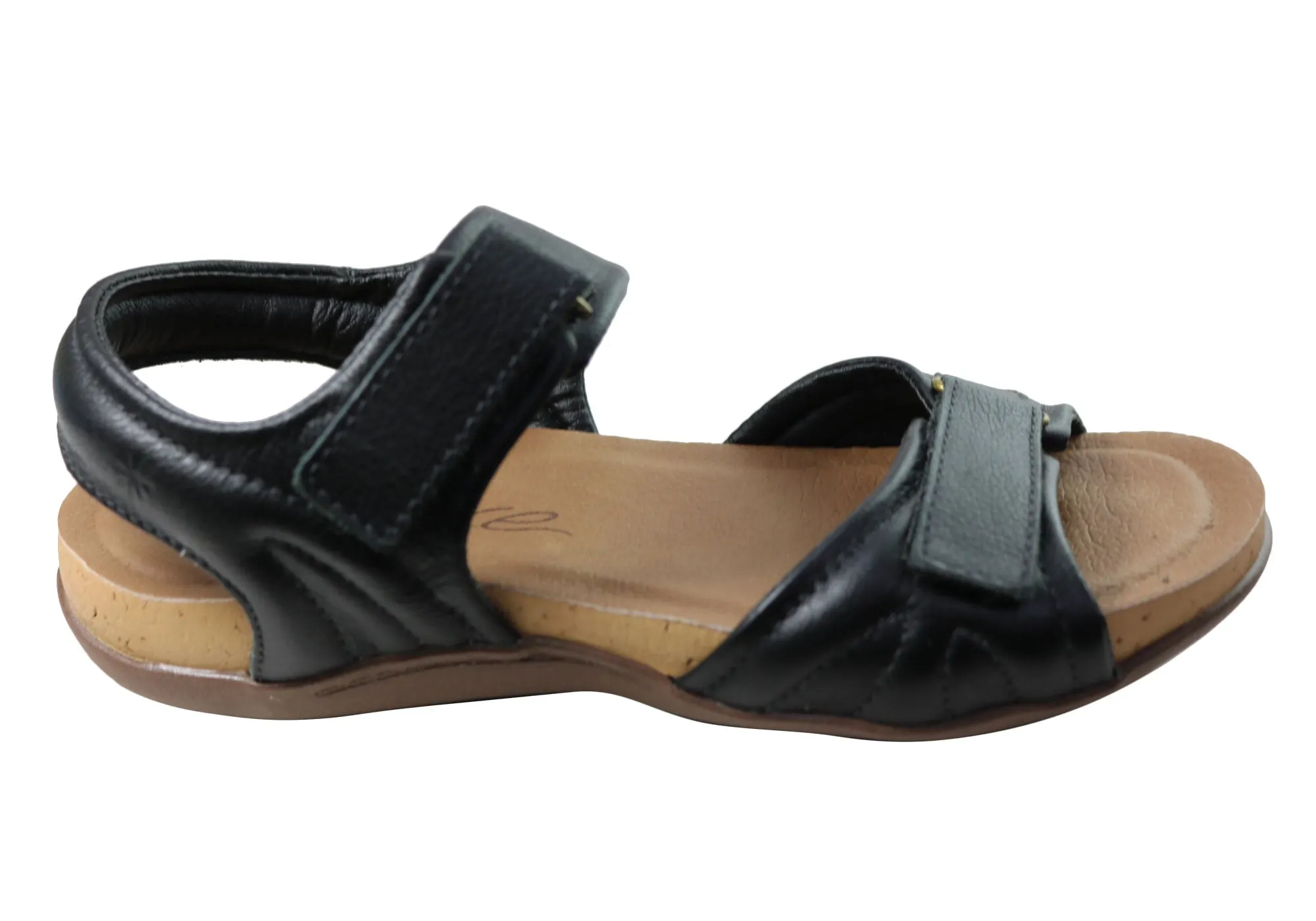 Soft Touch New Face Anchor Womens Comfortable Leather Sandals Made In Brazil