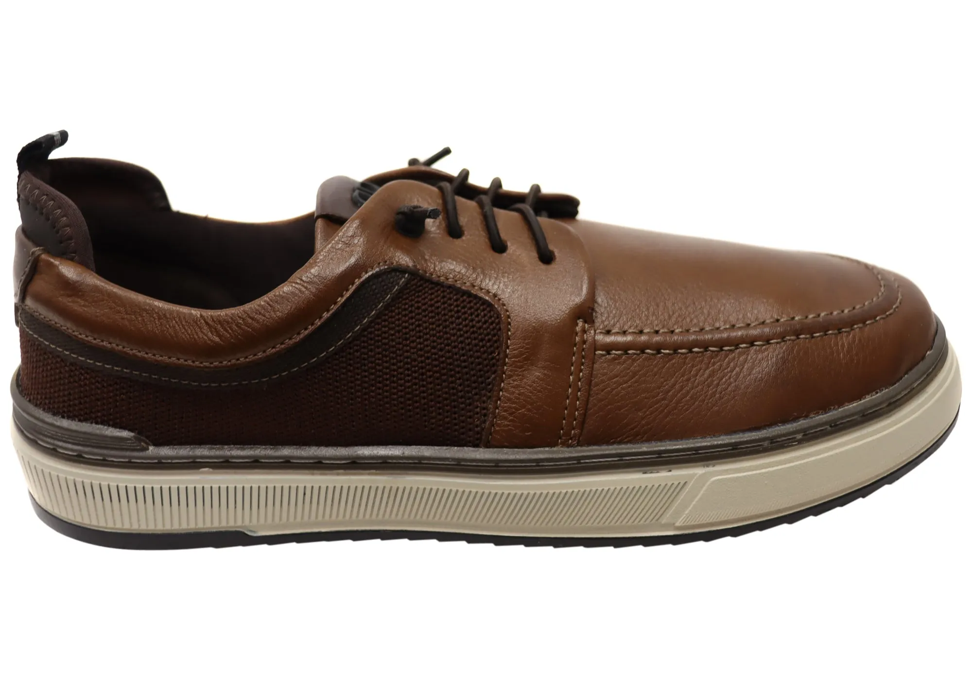 Strike Step orthopedic Democrata Drake Mens Comfortable Leather Casual Shoes Made In Brazil