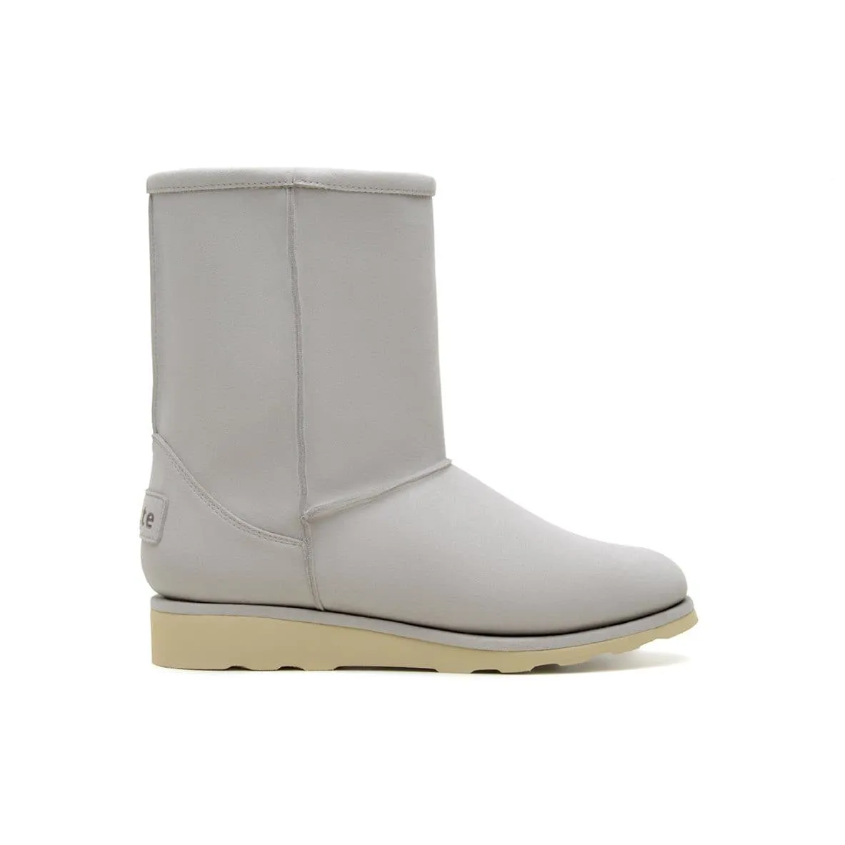 Stable Support Rainy Days Quality Design 'Willow' high-quality fur-lined slipper boot - silver