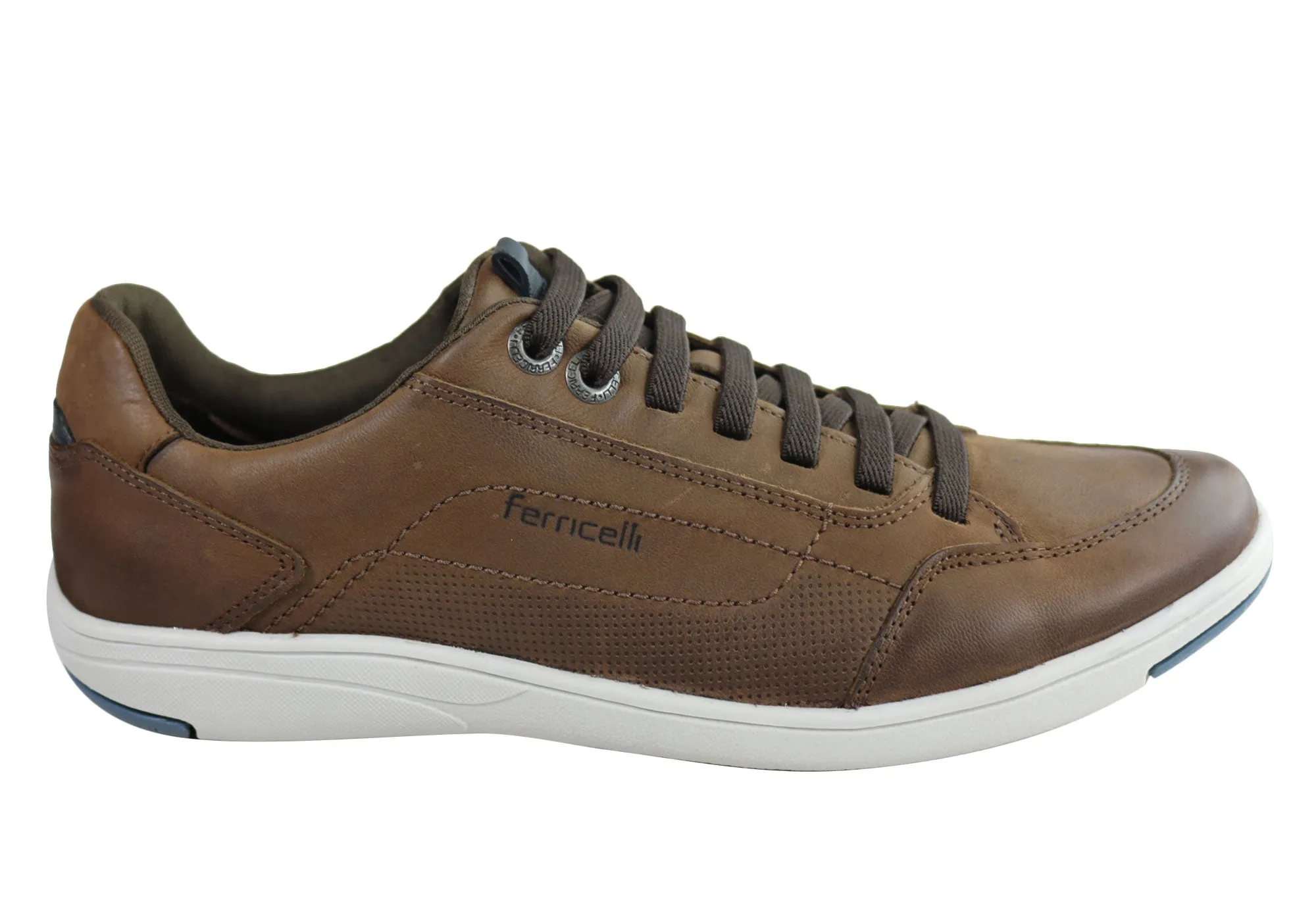 Ferricelli Willie Mens Leather Slip On Casual Shoes Made In Brazil Soft Texture