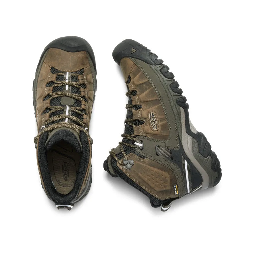 Seamless Comfort Snow Trekker Good Grip Men's Targhee III Waterproof Mid  |  Bungee Cord/Black