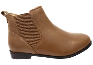 Scholl Orthaheel Trinity Womens Comfort Supportive Leather Ankle Boots Ultra Comfort Street Fashion