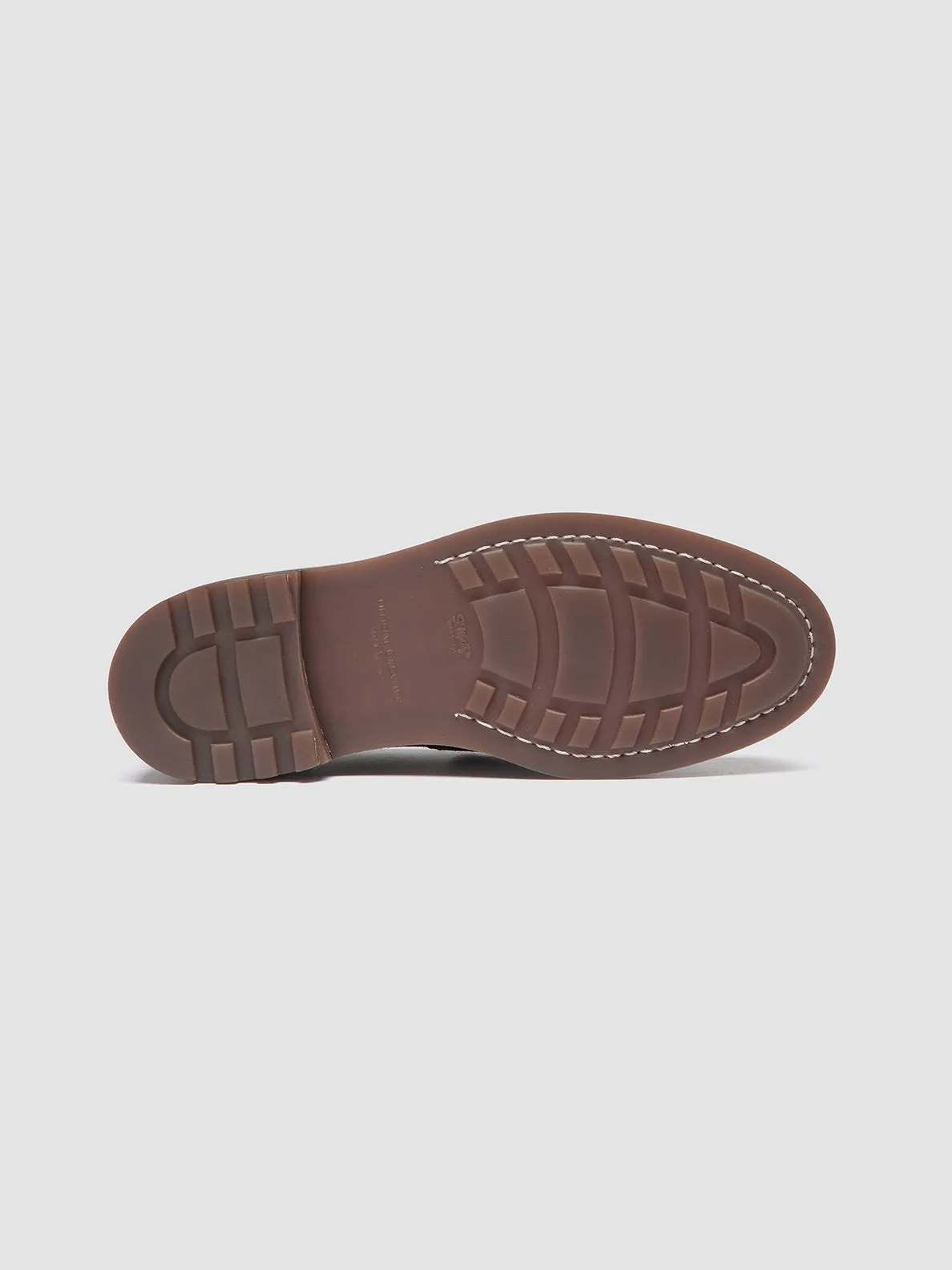 Easy Entry Work Approved SAX FLEXI 001 - Brown Suede Penny Loafers