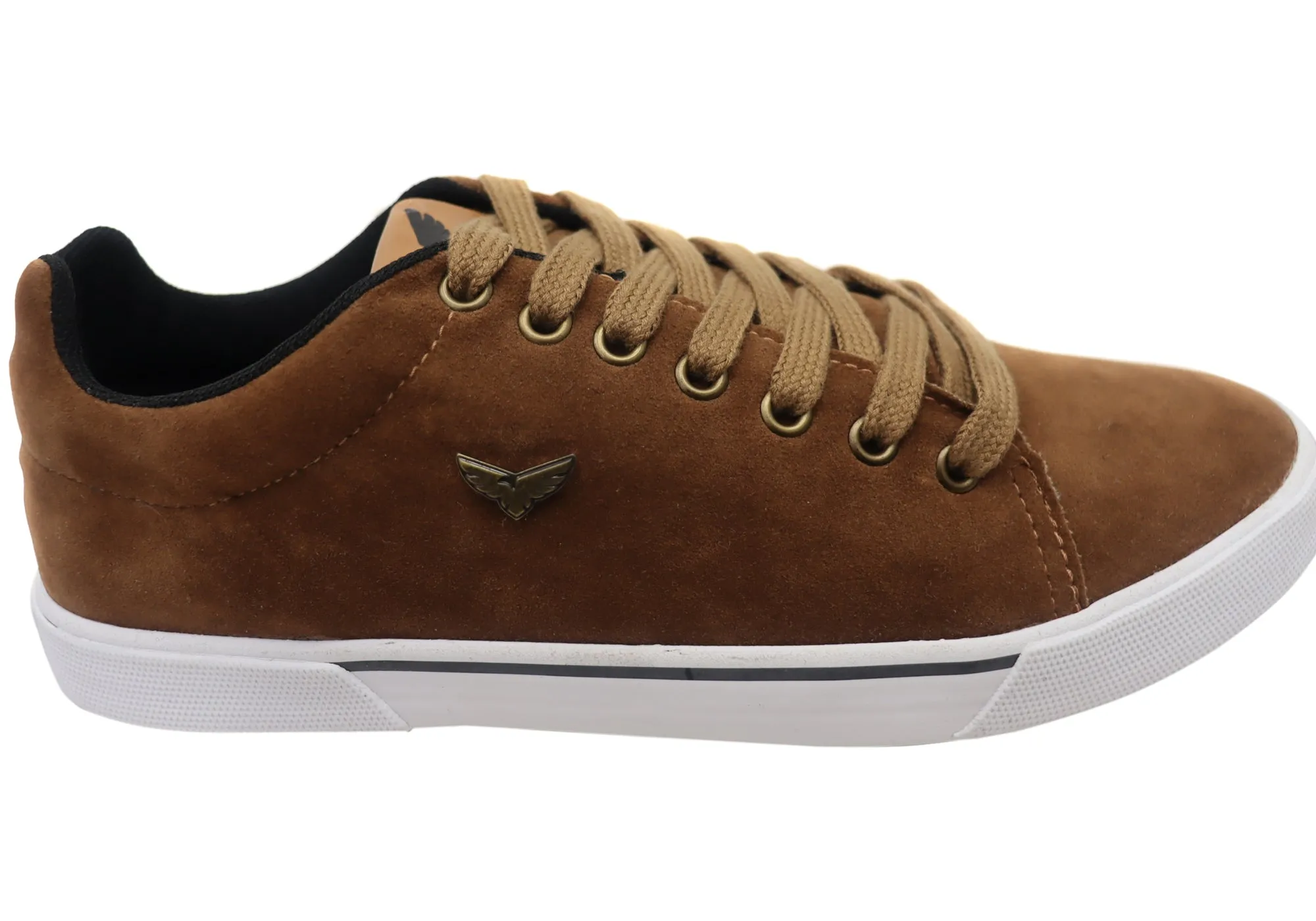 Heat Proof Ankle Style Eagle Fly Larry Mens Comfortable Lace Up Casual Shoes Made In Brazil