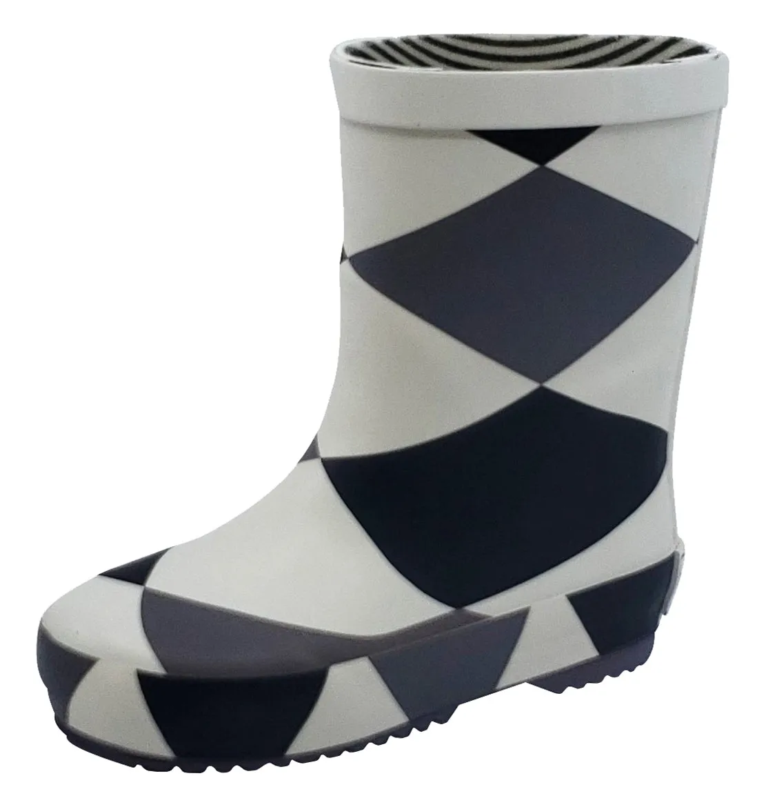 Boxbo Damier Girl's and Boy's Rain Boot High Utility