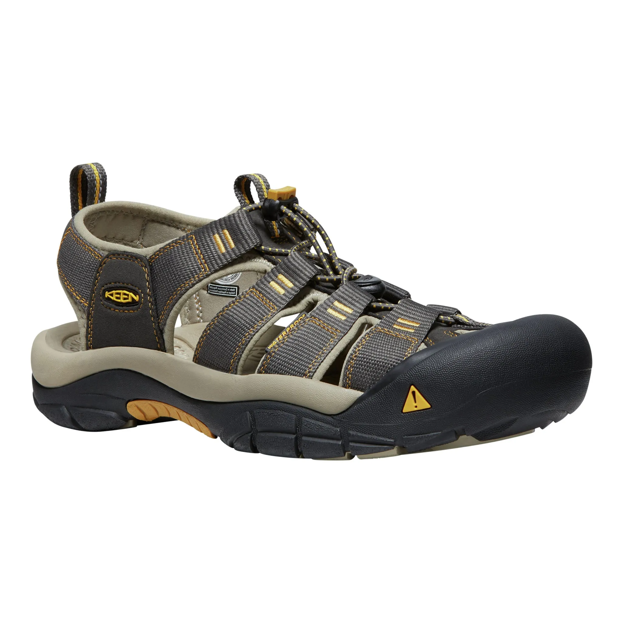 Durable Build Hiking Trails Soft Cushioning Men's Newport H2 Raven/Aluminum