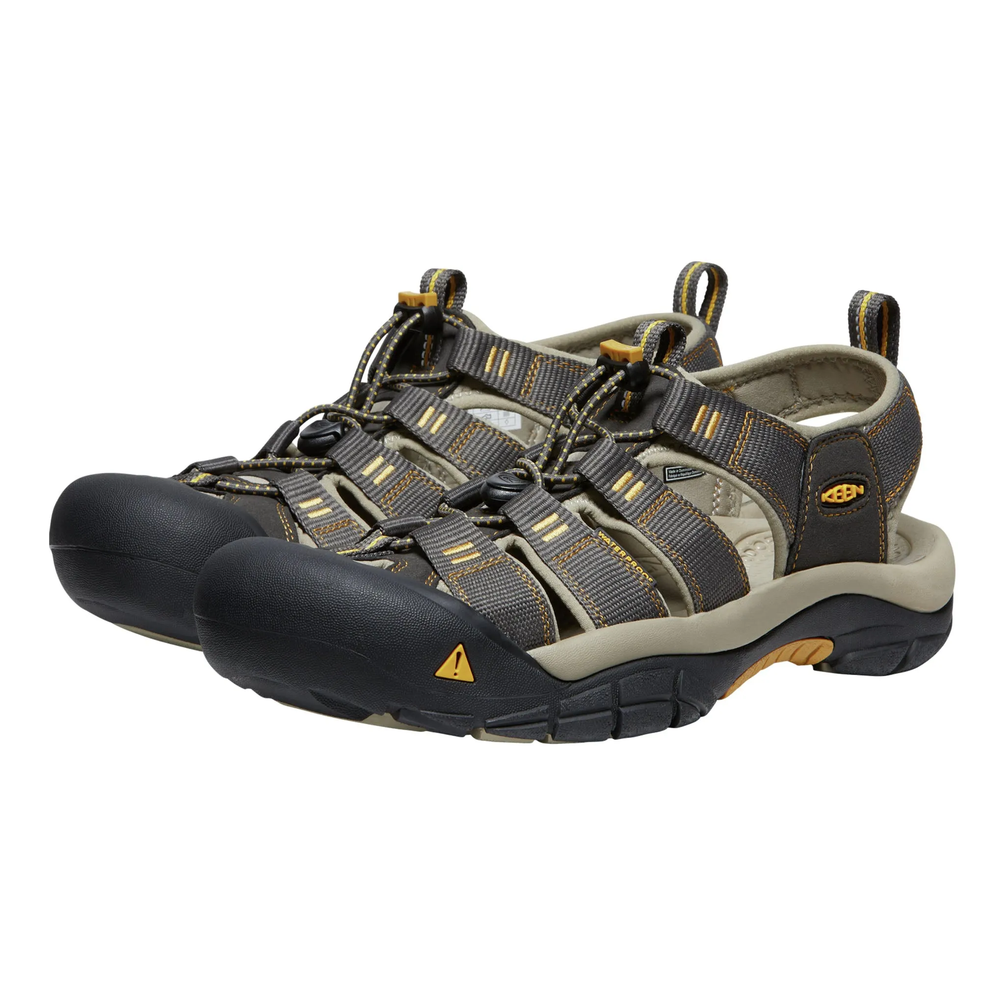 Stretchable Material Canvas Men's Newport H2 Raven/Aluminum