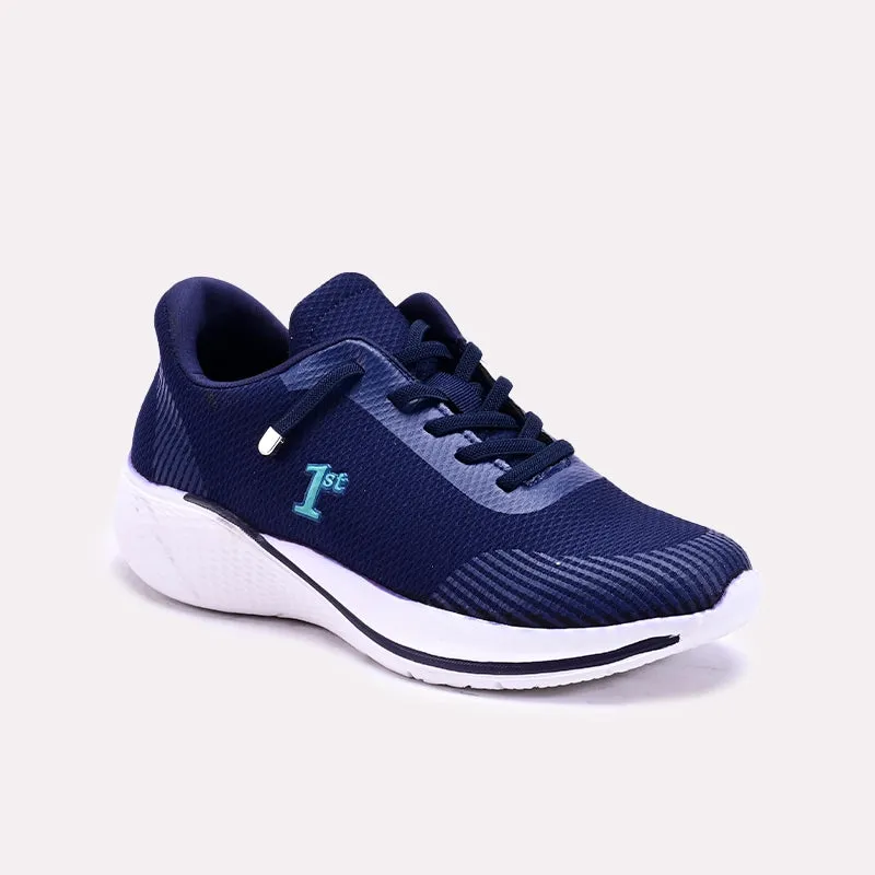 Comfortable Exercise Speed Trail Blue Sneakers Women 0440802