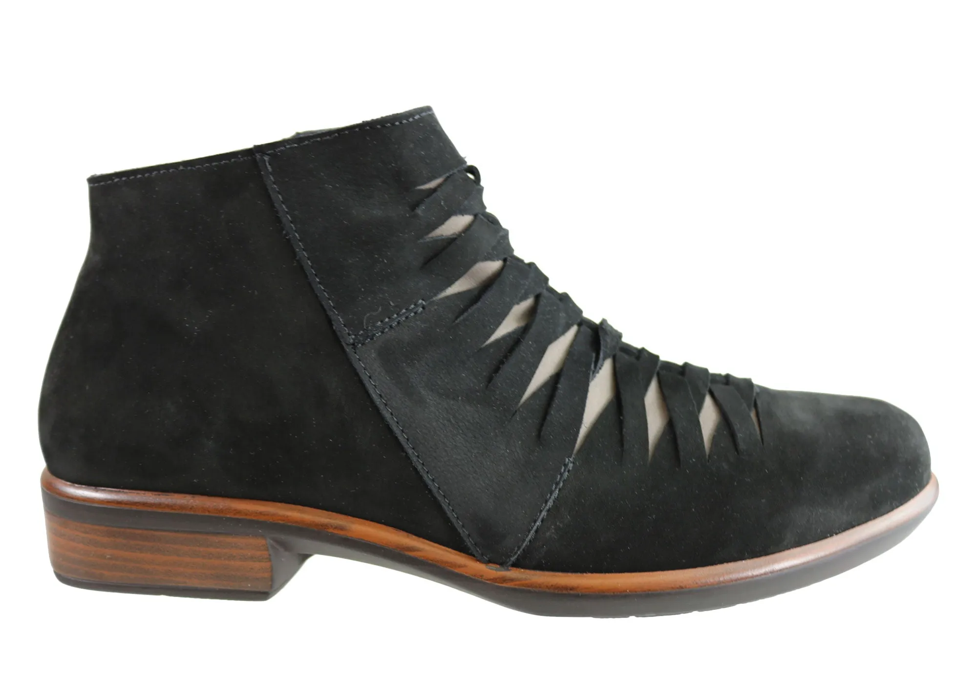Fashion Comfort Naot Leveche Womens Nubuck Leather Comfortable Supportive Ankle Boots