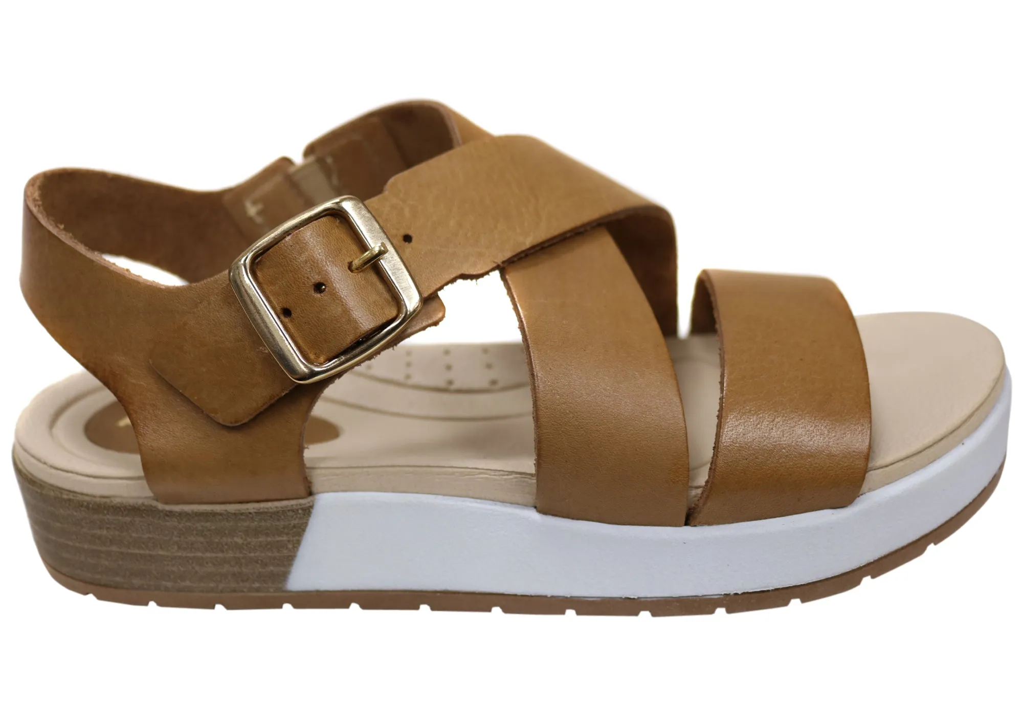 Pegada Robbina Womens Comfortable Leather Sandals Made In Brazil Carry Light Relaxed Beach Shoes