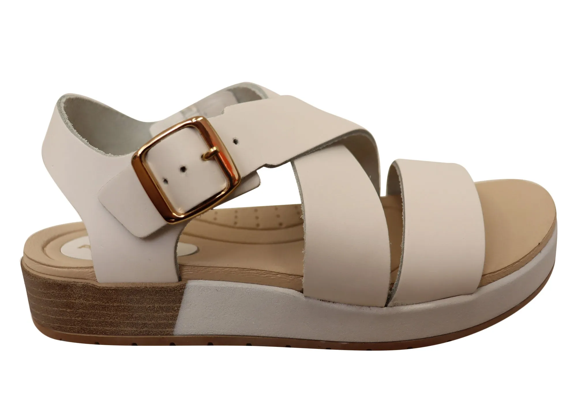 Pegada Robbina Womens Comfortable Leather Sandals Made In Brazil All Season Urban Utility