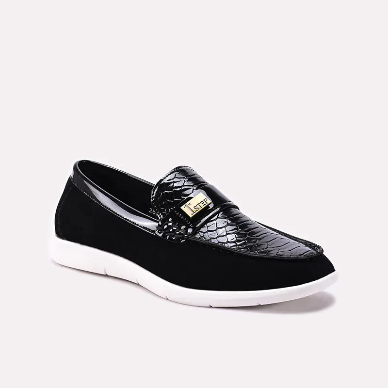 On Foot Wear Anywhere Black Casual Shoes 0160571