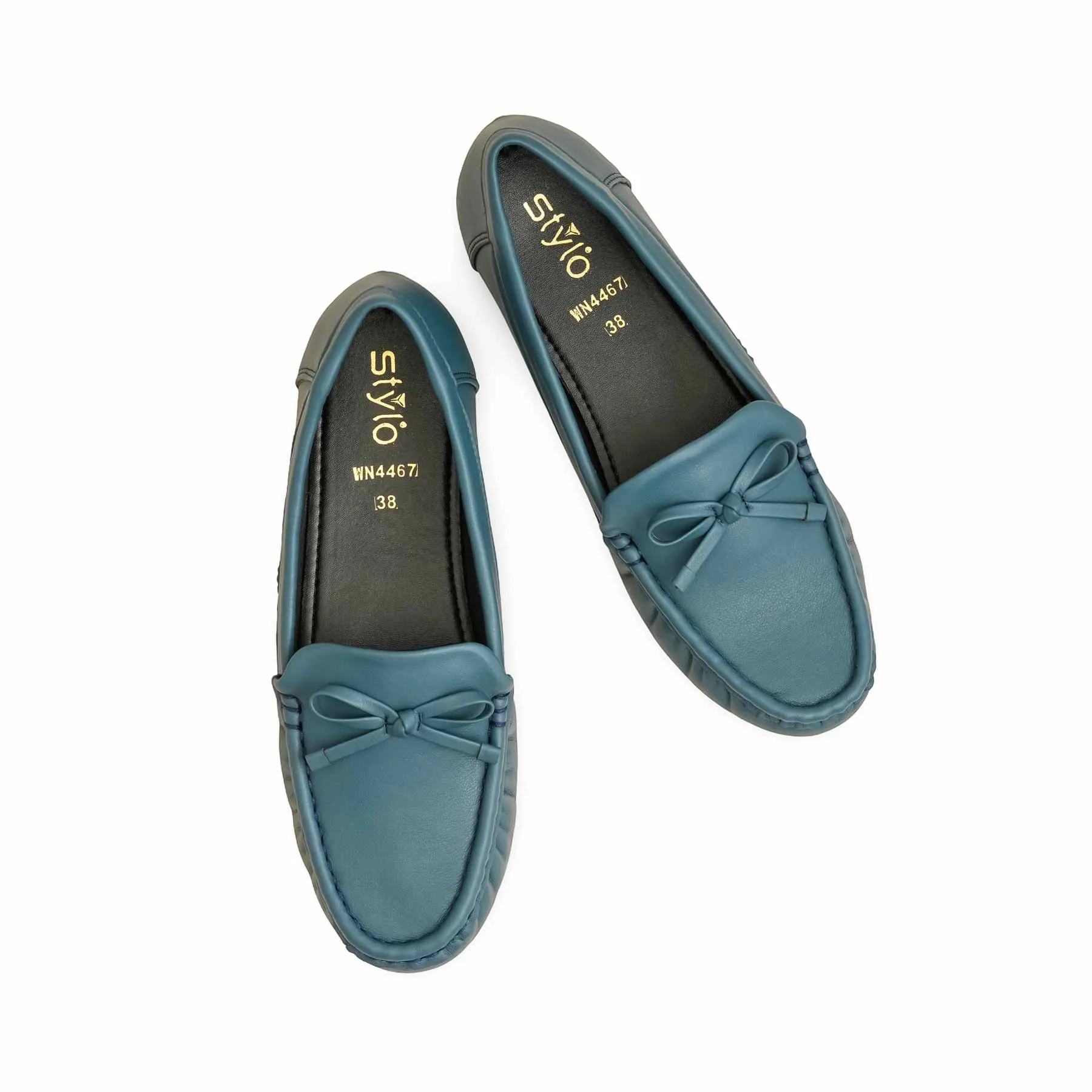 Leisure Comfort Student wear Blue Moccasin WN4467