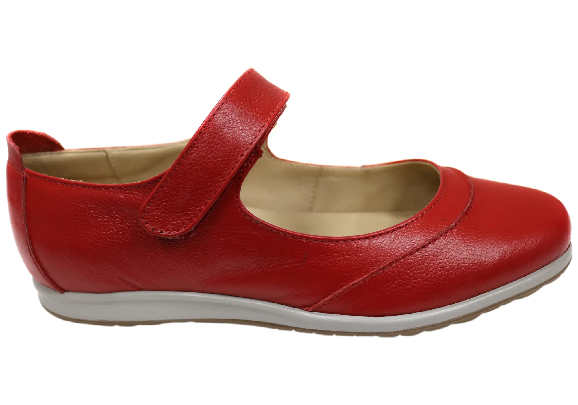 Opananken Trixy Womens Comfortable Brazilian Leather Mary Jane Shoes Energy Walk
