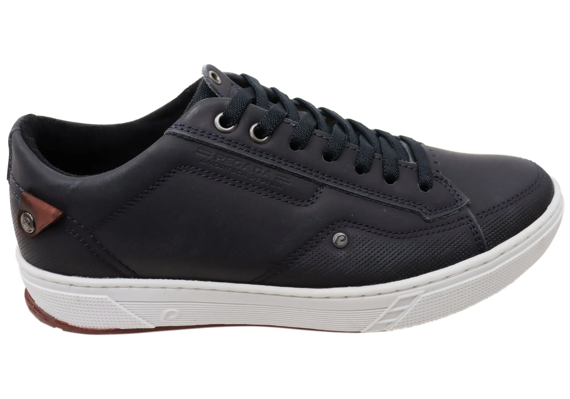 Step Grip Pegada Niko Mens Comfortable Leather Casual Shoes Made In Brazil