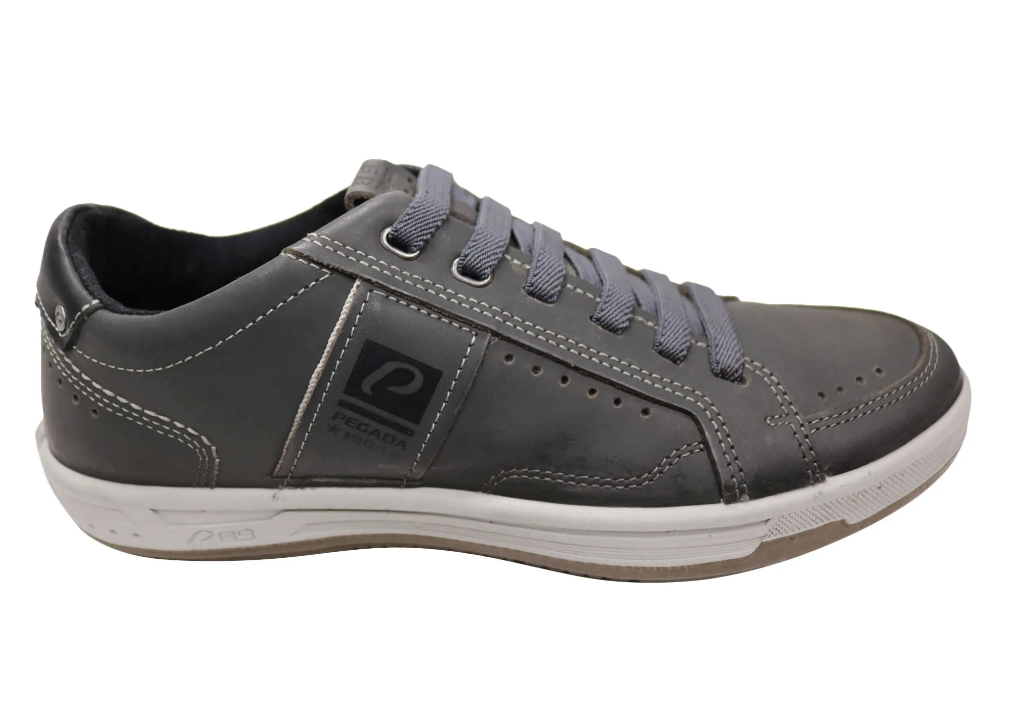 Game Day Urban Chill Pegada Larkin Mens Leather Slip On Comfort Casual Shoes Made In Brazil