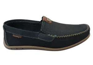 Travel Ready Pegada Oscar Mens Comfortable Leather Loafers Shoes Made In Brazil