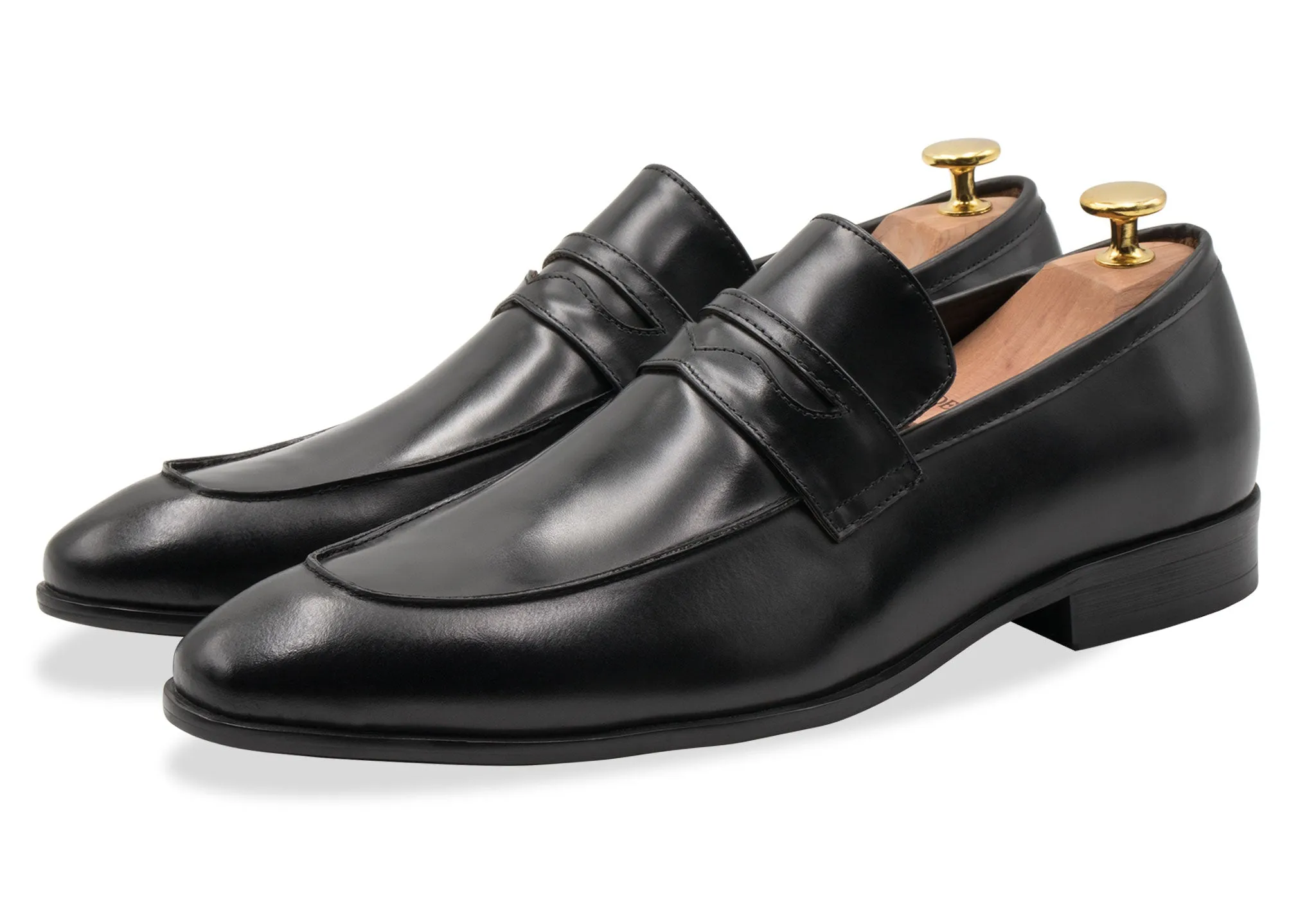 Olavarria Black Penny Loafer Flexible Design