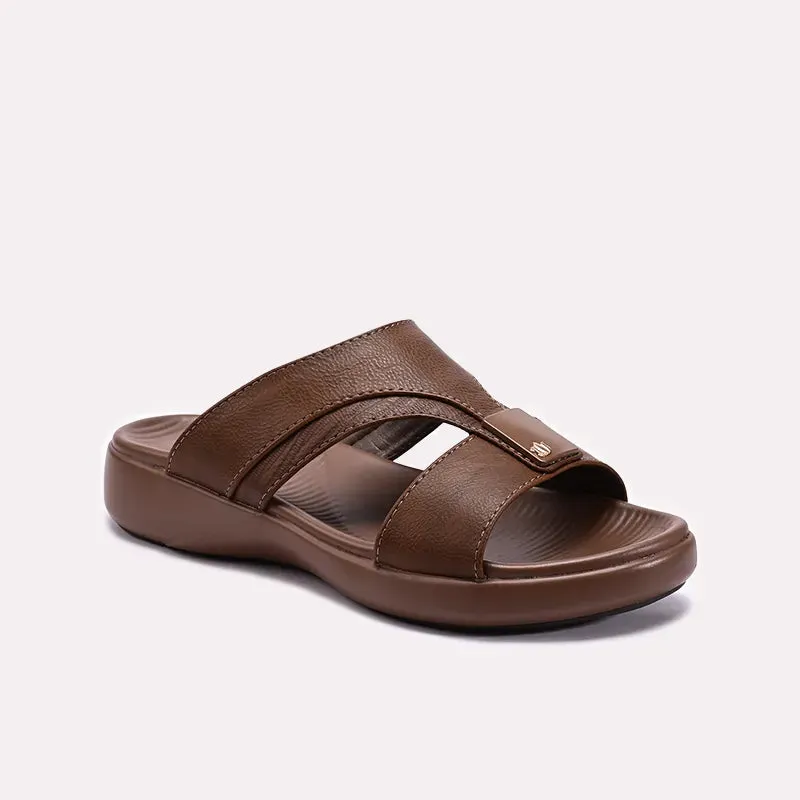 Effortless Sandal Fit Khaki Mens Casual Slippers 0151158