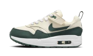 Air Max 1 EasyOn PS "Pale Ivory White Bicoastal Vintage Green" Effortless Style
