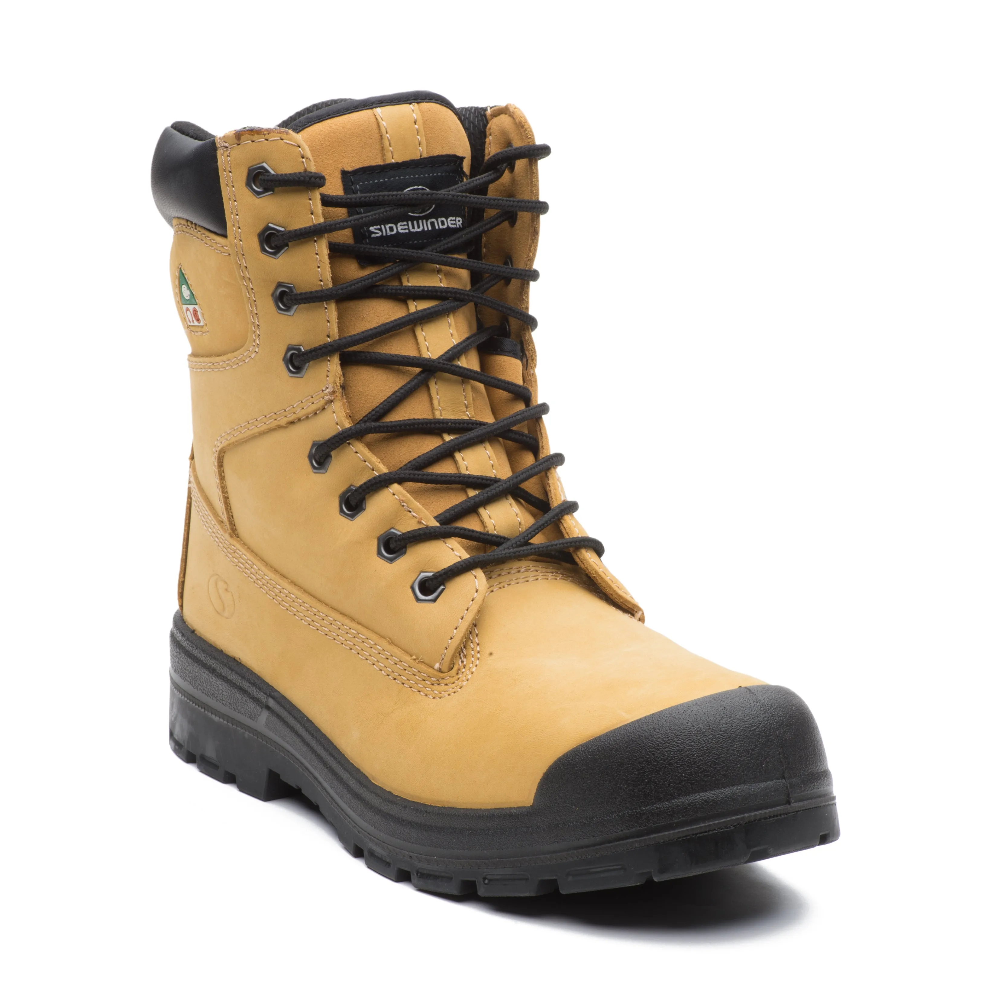 Sporty Look All-Weather Design. Zone 2.0  8" steel toe leather work boots 8208