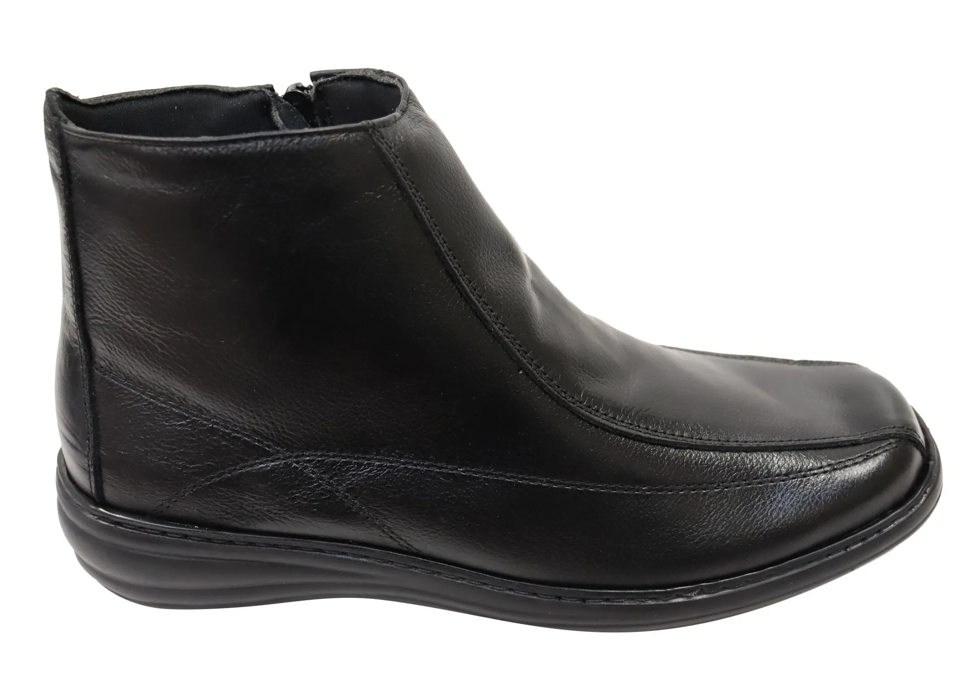 Model Mironneli Nancy Womens Comfortable Brazilian Leather Ankle Boots