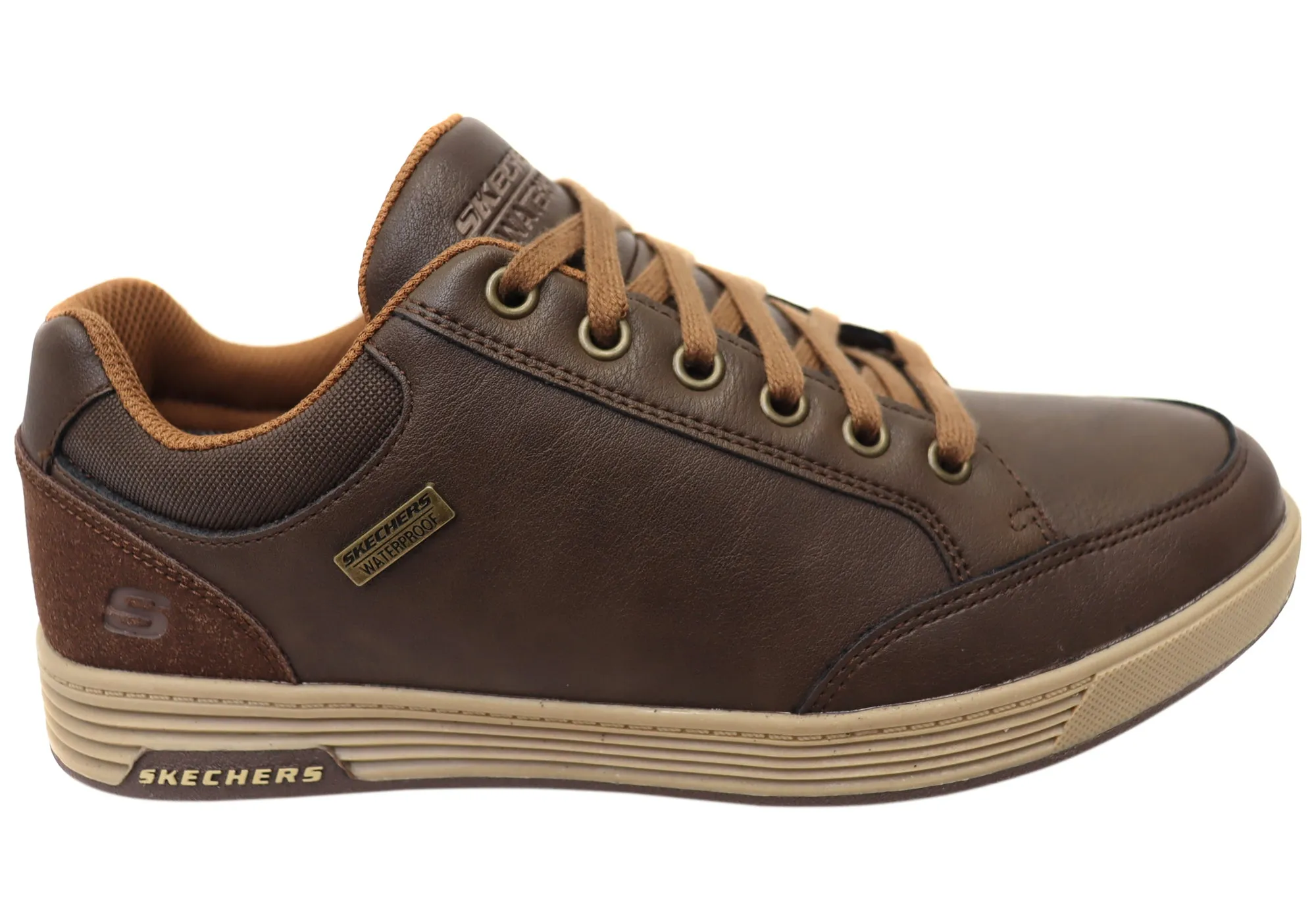 travel mode Skechers Mens Cavell Sparkman Comfortable Lace Up Casual Shoes