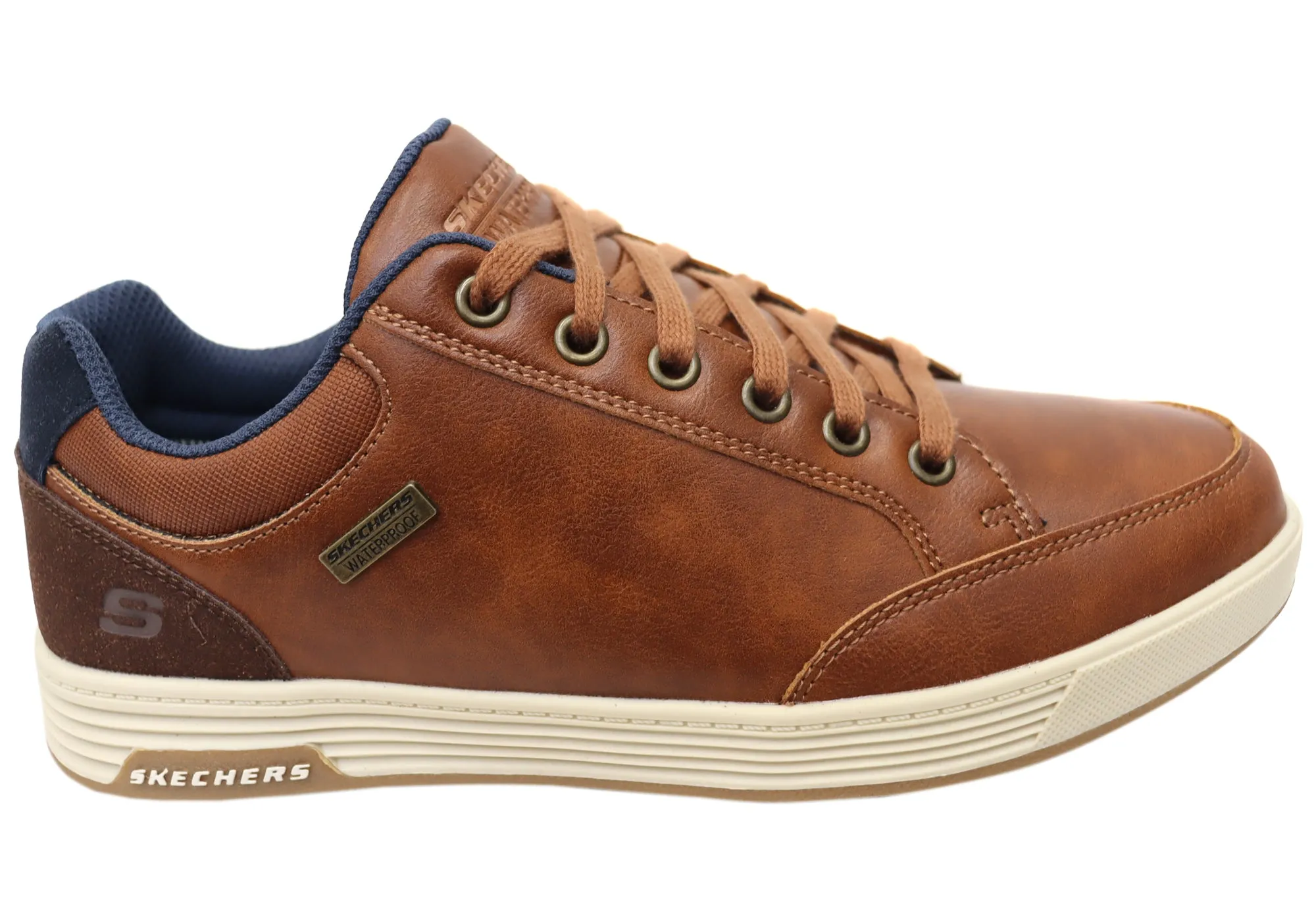 Skechers Mens Cavell Sparkman Comfortable Lace Up Casual Shoes Strike Step
