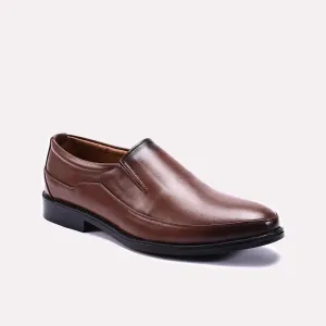 Brown Slip On Dress Shoes 0110703 Easy Transitions