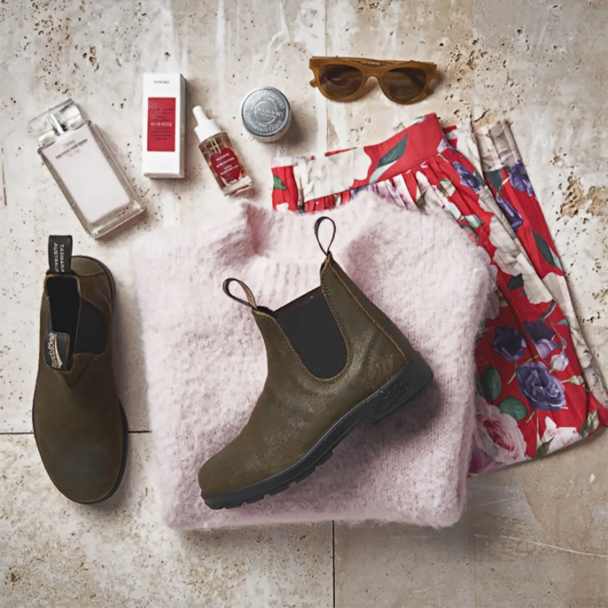1615 - Dark Olive Suede Trail Ready Footwear Lightweight Build