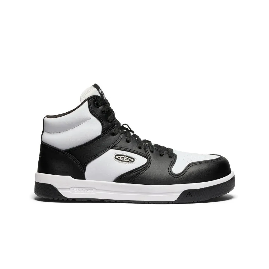 Tough Terrain Men's Overton Mid Work Shoe (Carbon Toe)  |  Star White/Black
