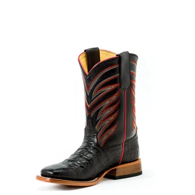 Seamless Comfort Morning Walk Feather Light Cold Weather Commuter Anderson Bean Black Caiman Print Children's Boot