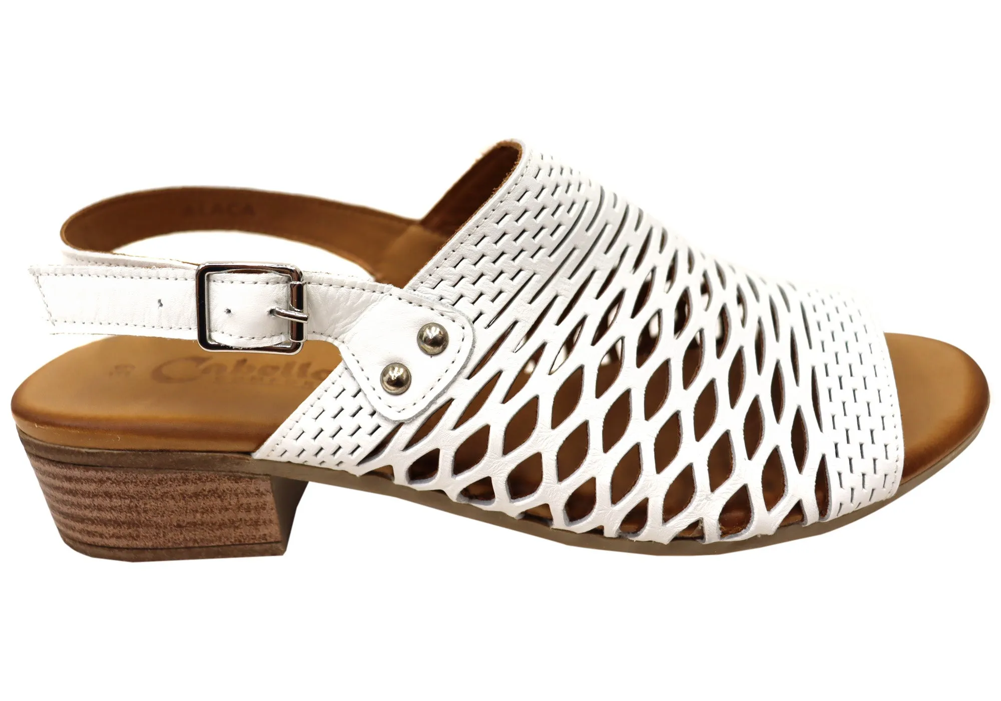 Cabello Comfort Alaca Womens Comfortable European Leather Sandals Foot Support Shoes