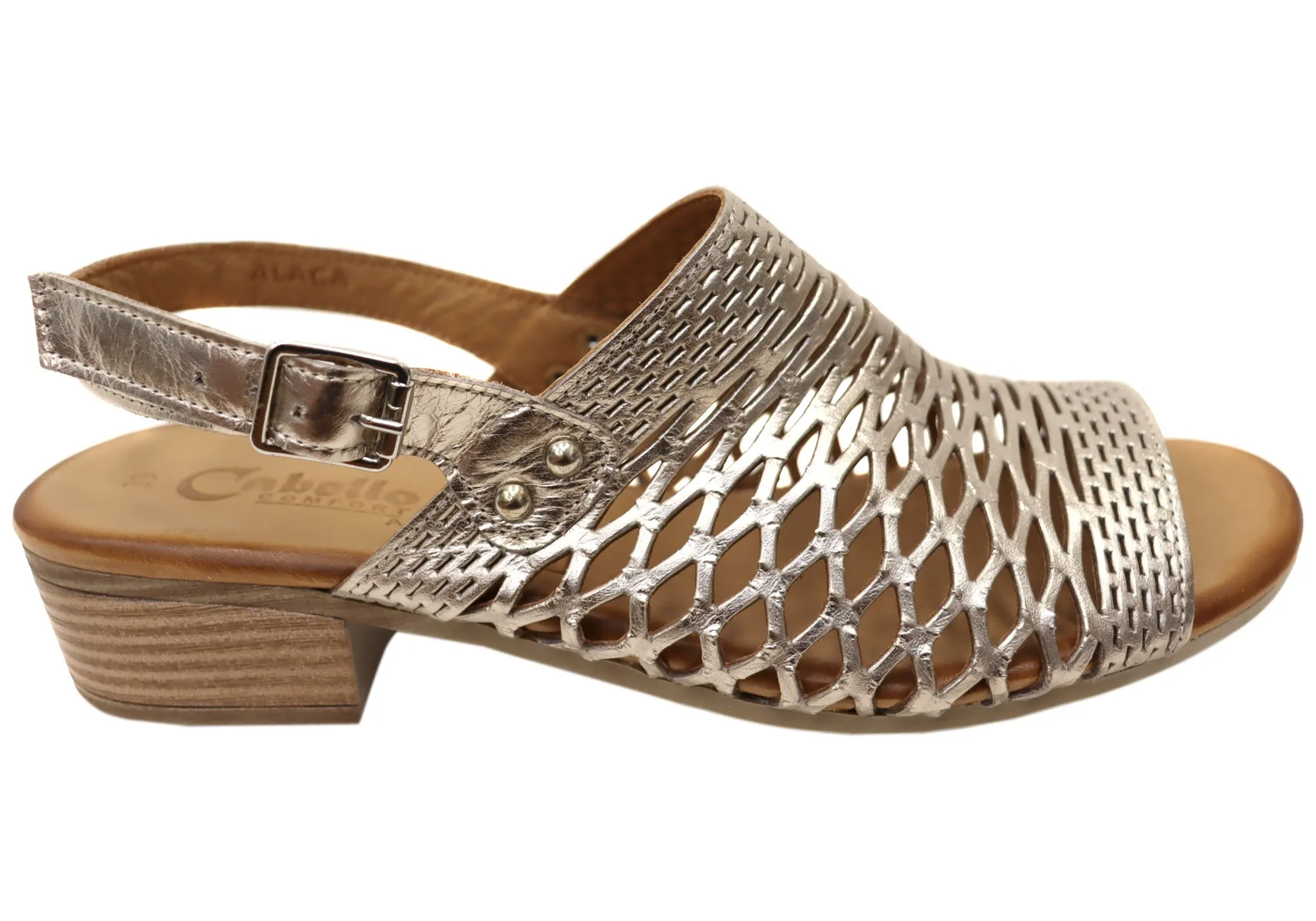 Cabello Comfort Alaca Womens Comfortable European Leather Sandals High-Performance Footwear