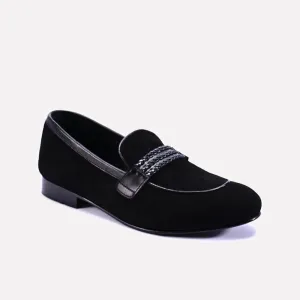 Mark Proof Rogue Black Formal Velvet Loafers 0111289