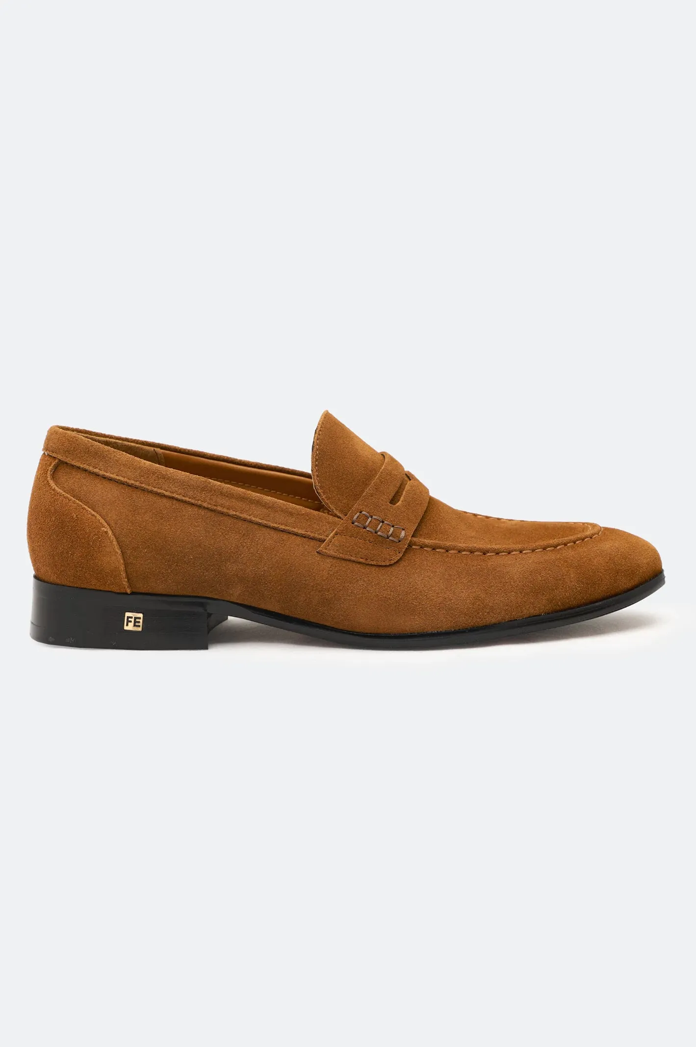 Brown Formal Moccassins Shoes Oxford Style Leather Upper