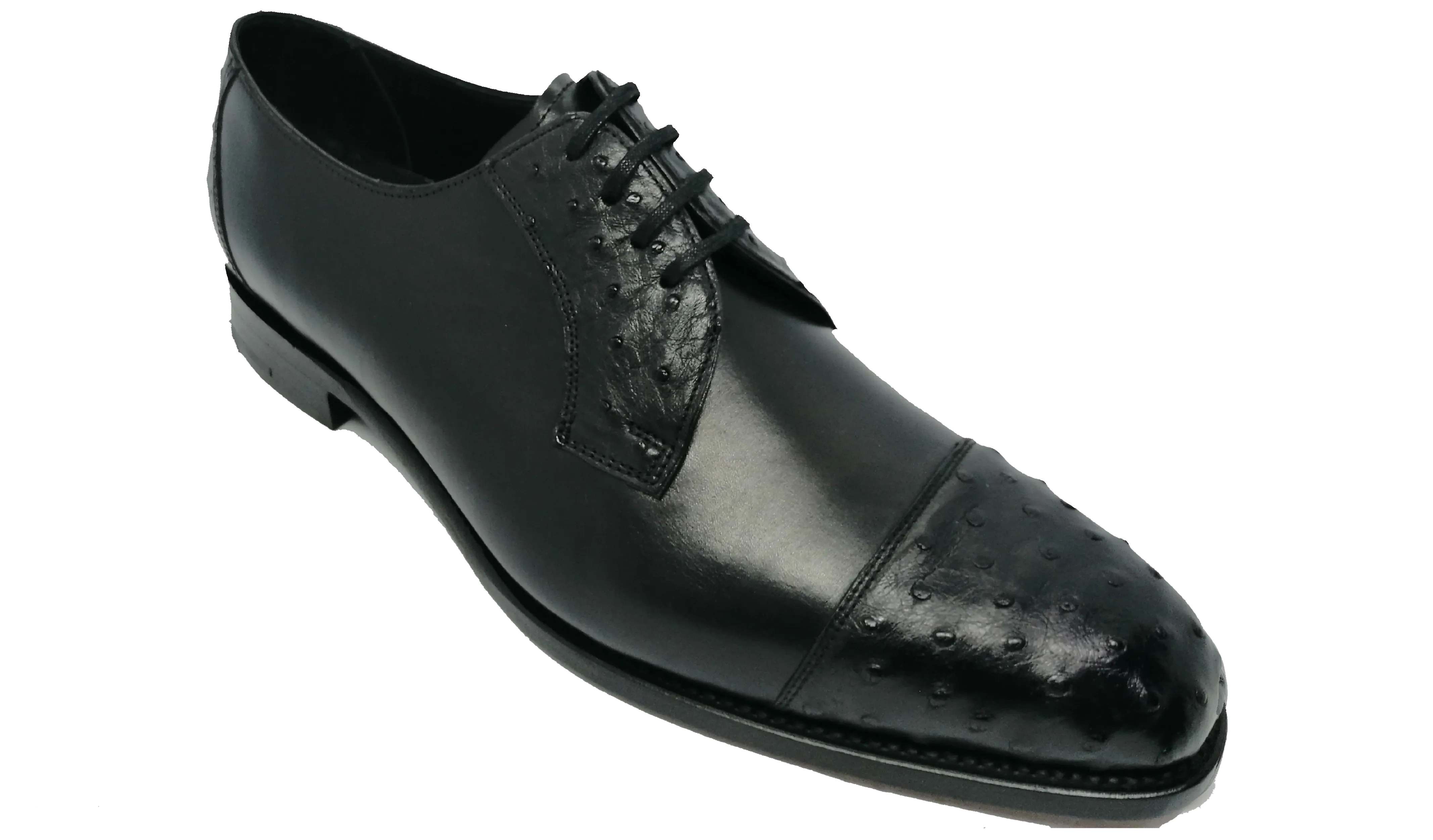 Team leader Step Control Dorchester - Black Calf / Ostrich